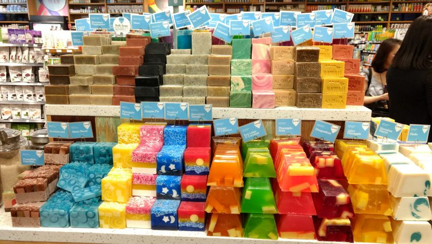 ホールフーズで売られている石鹸