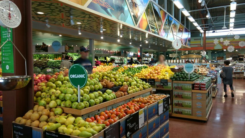 ホールフーズ店内の様子