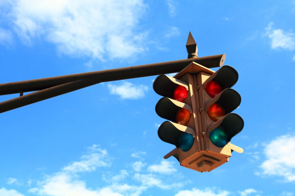 アメリカの信号機