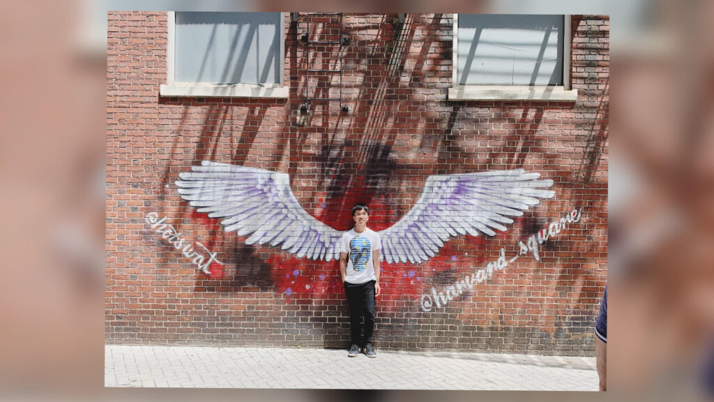 ロードアイランド大学に留学中の松本さん