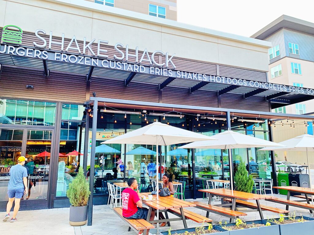 アメリカのシェイクシャック外観