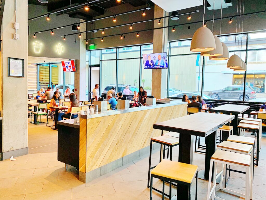 アメリカのシェイクシャック内観