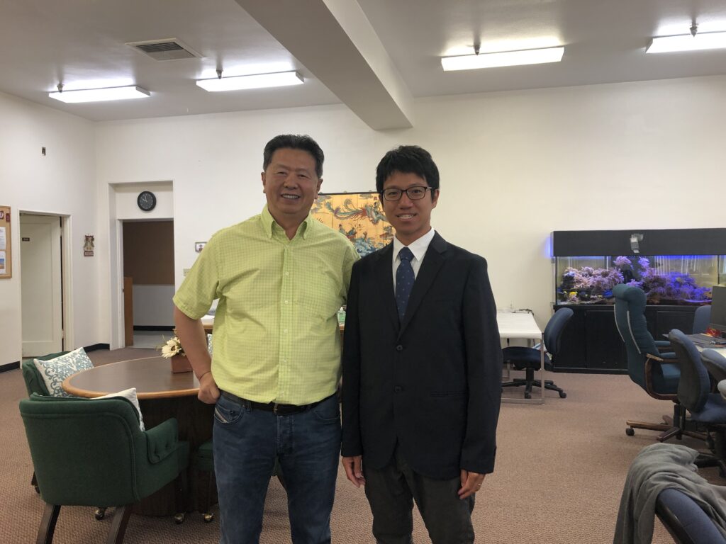 ロマリンダ大学で留学する林さん