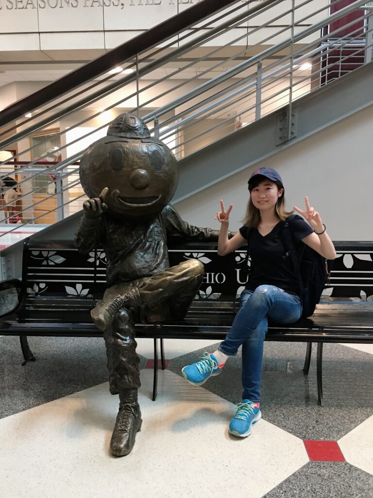 オハイオ州立大学に留学する河田さん