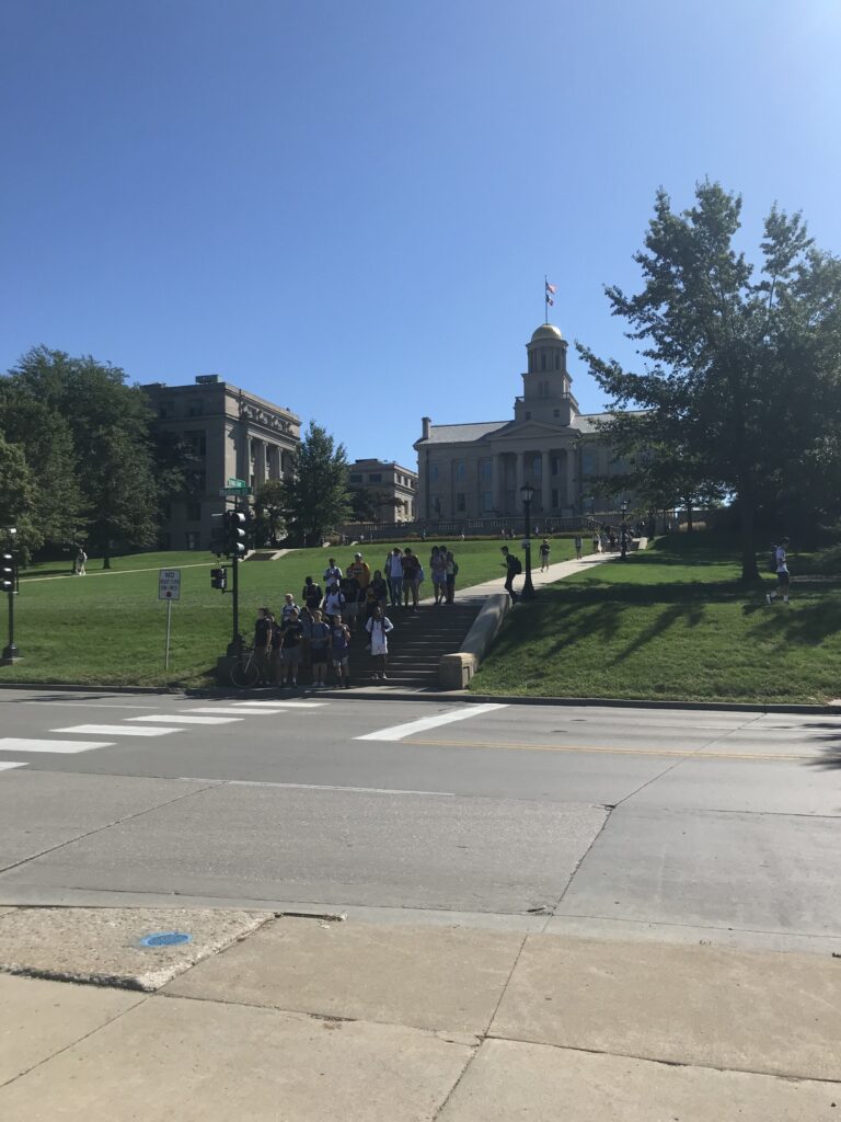 アイオワ大学のキャンパスの様子