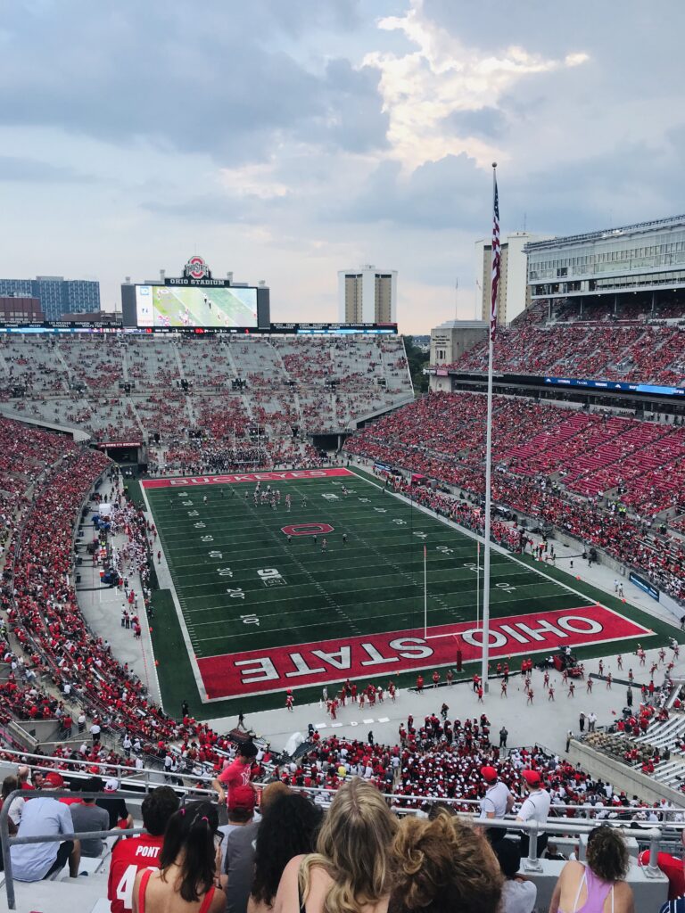 オハイオ州立大学のアメフトスタジアム