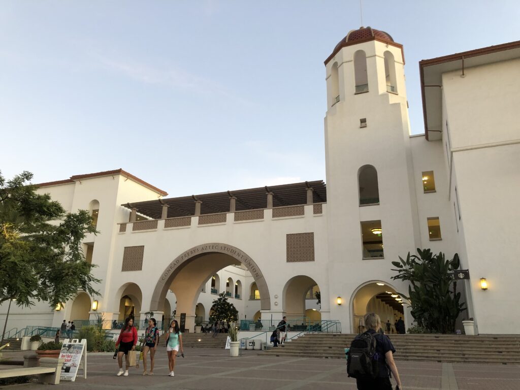 サンディエゴ州立大学の様子