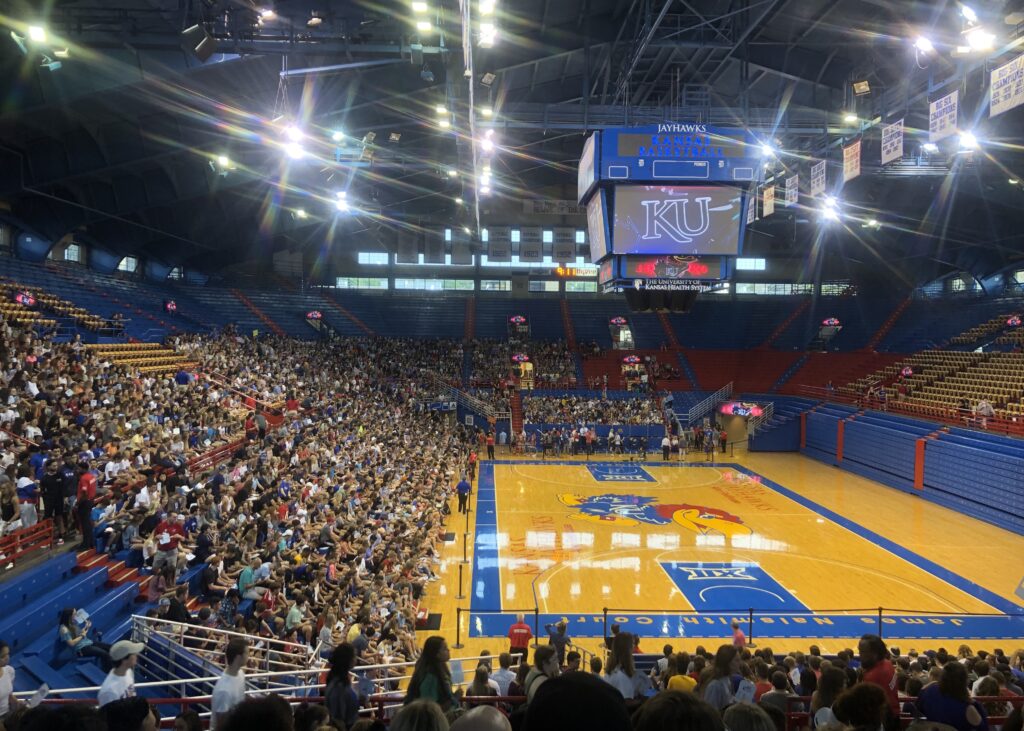 カンザス大学のバスケットボールコート