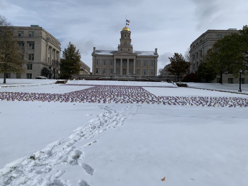 アイオワ大学に留学する田中さん