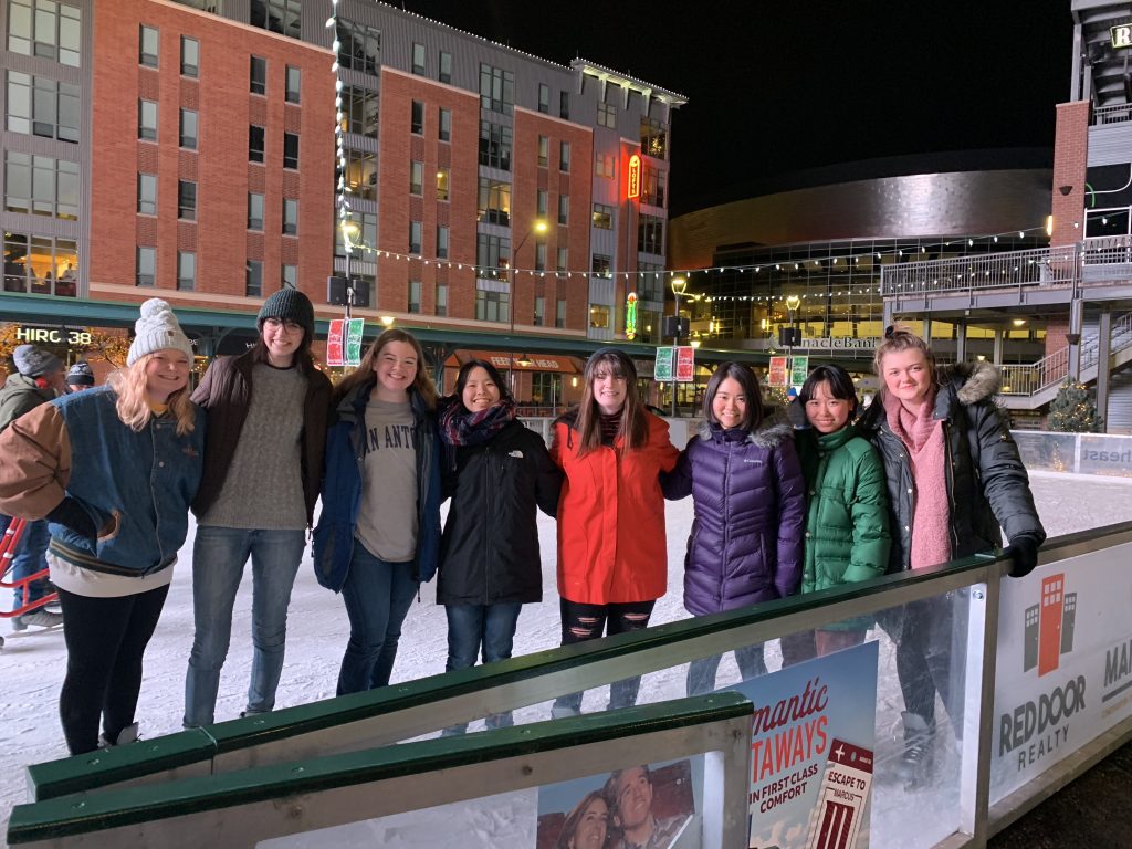 ネブラスカウェスリアン大学（Nebraska Wesleyan University）に留学する池田さん